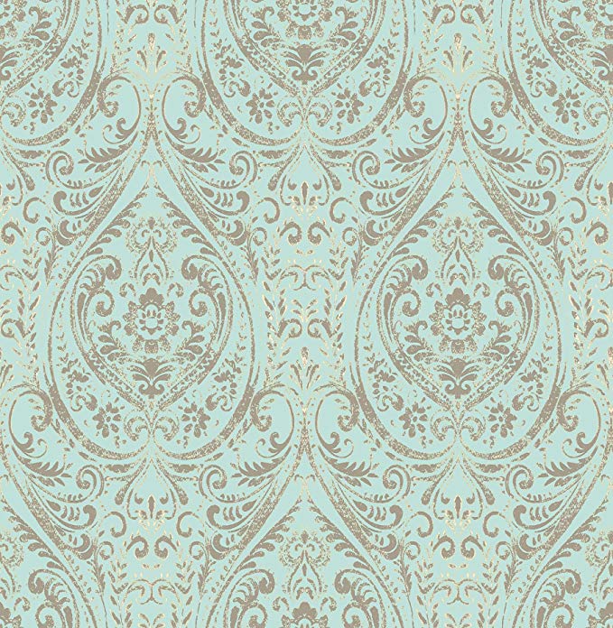 Brewster Home Nomad Damask Peel and Stick Wallpaper