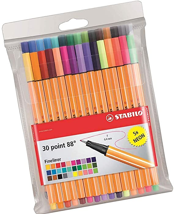 Pens 0.4m 30 color wallet set (New Version)