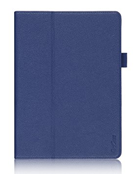 ProCase Samsung Galaxy Tab S 10.5 Case - Bi-Fold Flip Stand Cover Case exclusive for 2014 Galaxy Tab S Tablet (10.5 inch, SM-T800), with Hand Strap, auto Sleep/Wake (Navy, Dark Blue)