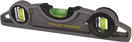 Stanley 0-43-609 Spirit level"Torpedo Pro" of aluminum, Black