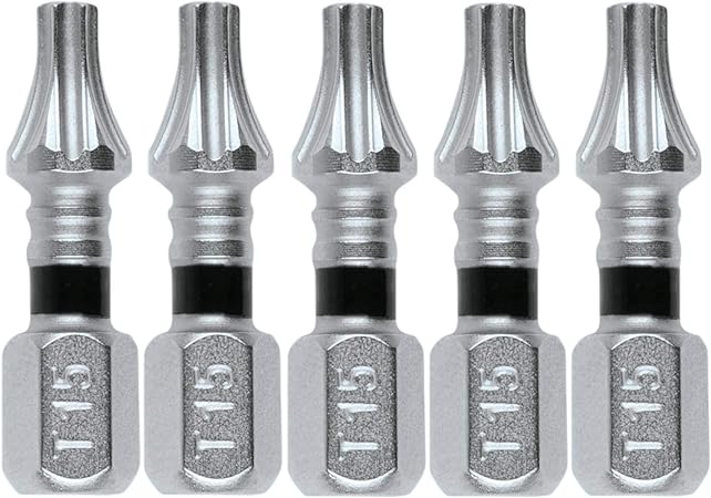 Makita E-00614 Impact XPS™ T15 Torx 1" Insert Bit, 5/pk