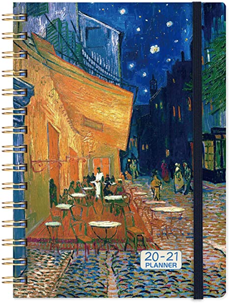 2020-2021 Planner - Academic Weekly & Monthly Planner, Jul 2020 - Jun 2021, 6.4" x 8.5", Flexible Hardcover, Strong Binding, Tabs, Inner Pocket, Elastic Closure, Stay Organized During Quarantine