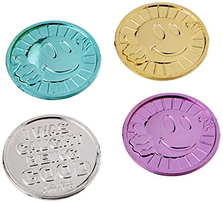 Oriental Trading Company "I Was Caught Being Good!" Plastic Coins- Bulk (144 Piece)