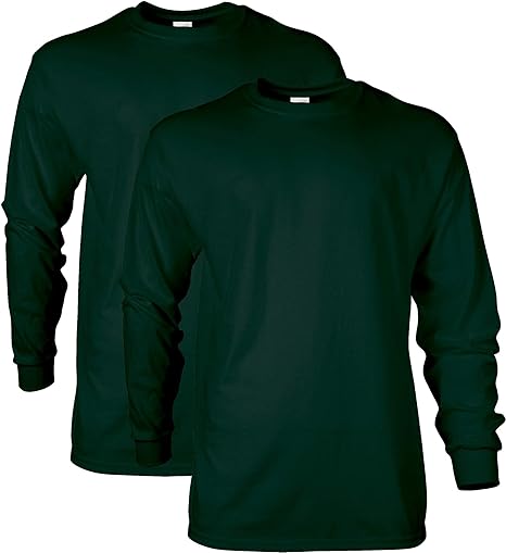 Gildan Adult Ultra Cotton Long Sleeve T-Shirt, Style G2400, Multipack