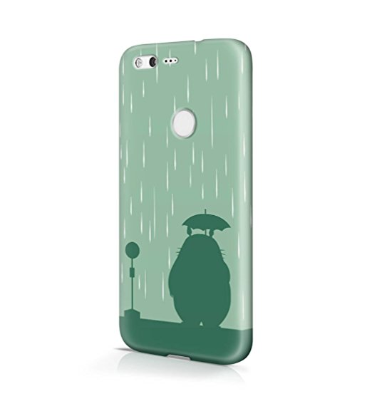 My neighbor Totoro bus stop Hard Plastic Snap-On Case Cover For Google Pixel