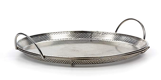 RSVP 18/8 Endurance Stainless Steel Precision Pierced Pizza Pan