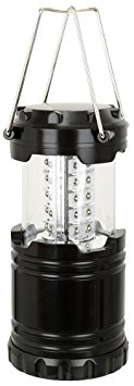 Everyday Essentials Ultra Bright LED Collapsible Water Resistant Camping Lantern Flashlights [NEWEST VERSION]