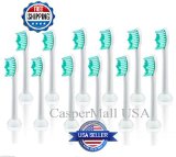 12 - Philips Sonicare Healthywhite Generic Toothbrush Replacement for Proresults Easyclean Hx6750 Hx6710 Hx6530 Heads