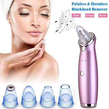 Blackhead Remover, Weton Upgraded Pore Vacuum Cleanser Blackhead Vacuum Suction Removal Facial Pore Cleaner Acne Comedone Extractor Tool Kit Extractor for Facial Renewal