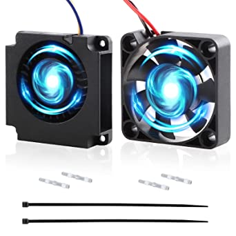 Creality 3D Original 4010 Extruder Hotend Fans, 24V 4010 Axial Fan and Blower Fan 40x40x10mm for Ender 3/3 Pro/3S/3 V2/3 Max Ender 5/5S/5 Pro/5 Plus 3D Printer