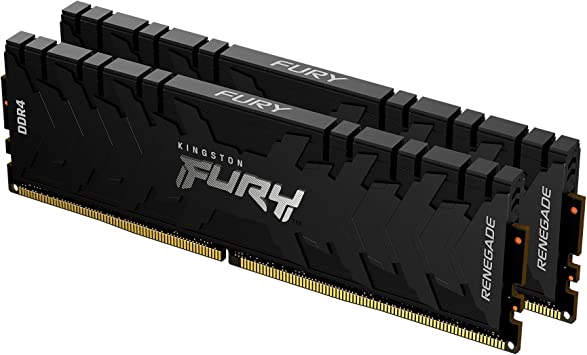 Kingston Fury Renegade 32 GB (2 x 16 GB) 4600 MHz DDR4 CL19 Desktop Memory Kit of 2 KF446C19RB1K2/32