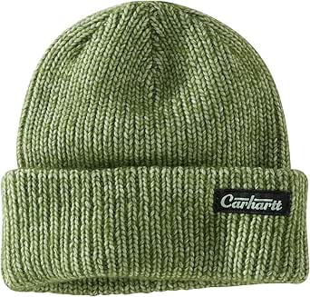 Carhartt Men's Rib Knit Carhartt Patch Beanie