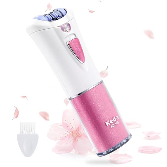 Epilator, Smooth Glide Epilator for Women Face Epilator Facial Hair Remover Smooth Glide Epilator for Women Face Hair Removal Lady Shaver Electric Bikini Trimmer Women Smooth Glide Body Glide Epilator