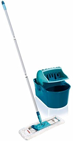 Leifheit "Profi" Mop and Compact Bucket Set, Turquoise