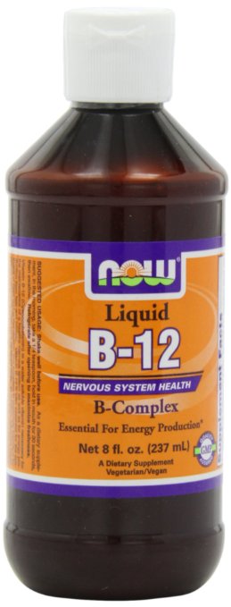 NOW Foods B-12,Liquid B-Complex, 8 ounce