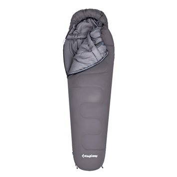 KingCamp Treck 300 Mummy 36 °F/ 2 °C Sleeping Bag for Camping, Backpacking