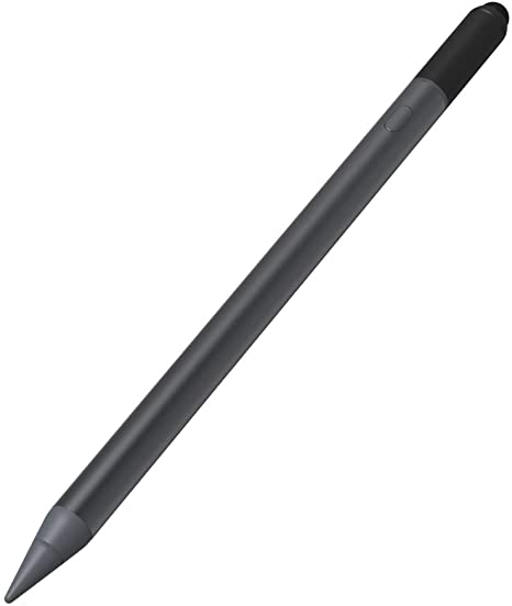 ZAGG - Pro Stylus - Active stylus with universal capacitive back end tip - Compatible with iPad Mini 5, iPad 9.7 (6th gen), iPad 10.2 (7th gen), iPad Pro 11 & 12.9 (2018 & 2020), and iPad Air 4 -Black