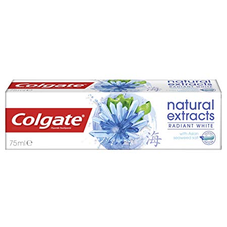 Colgate Natural Extracts Radiant White Seaweed Salt Toothpaste, 75ml