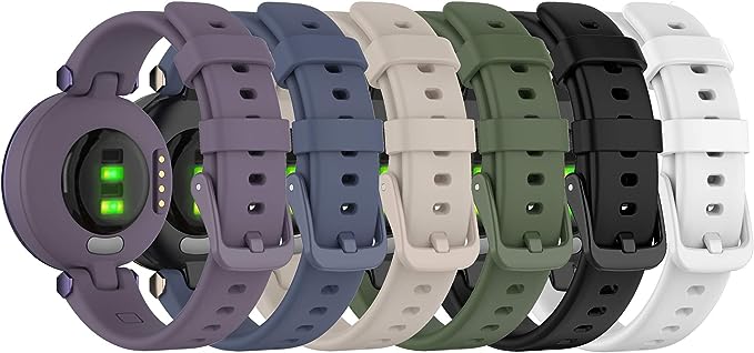 ECSEM Replacement Bands Compatible with Garmin Lily Smart Watch Soft Silicone Straps/Bands for Garmin Lily(6Pack)
