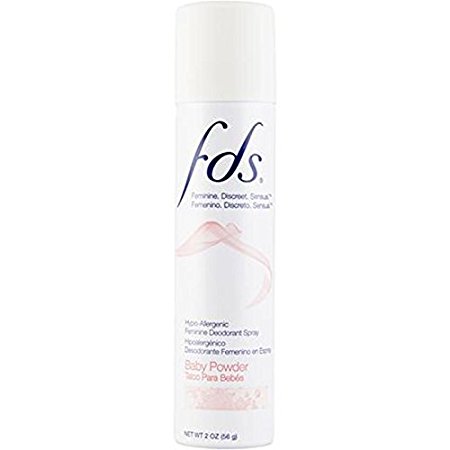 FDS Baby Powder Feminine Spray, 2 Ounce