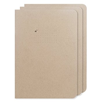 Northbooks B5 Bullet Journal Planner 3 Pack | 96 Dot Grid, Lay Flat Pages 7 x 10 inch Large Notebook | Made in USA