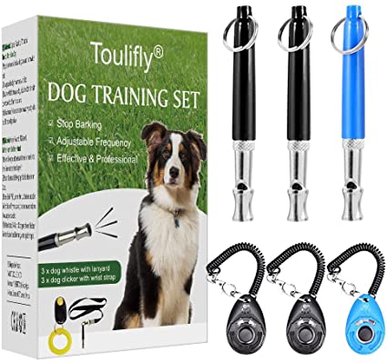 Cherioll Dog Whistle to Stop Barking, Silent Dog Whistle Adjustable Frequencies, Effective Way of Training, Whistle Dog Whistle for Recall Training