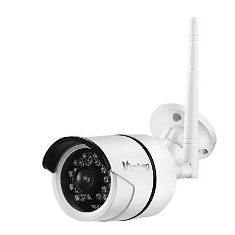 Vimtag B-1 Outdoor Wi-Fi, Video Monitoring, Surveillance Security Camera (White) ((Certified Refurbished)