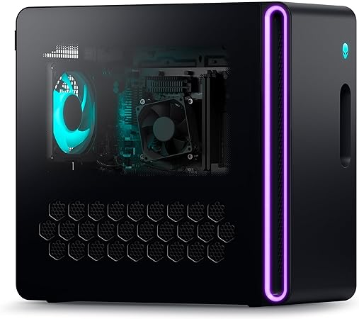 Alienware Aurora R16 Gaming Desktop - Intel Core i7-13700F, 16GB DDR5 RAM, 512GB SSD   1TB HDD, NVIDIA GeForce RTX 4060 8GB GDDR6 Graphics, Windows 11 Home, 1 Year Premium Support - Basalt Black