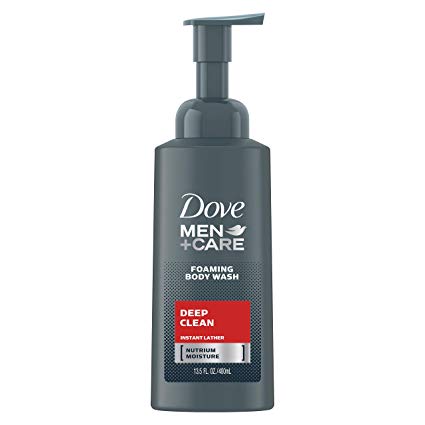 Dove Men Care Foaming Body Wash, Deep Clean, 13.5 Ounce