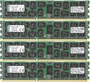 Kingston Technology Value RAM 64GB Kit 1600MHz DDR3 ECC CL11 DIMM DR x 4 with TS Intel Server Memory