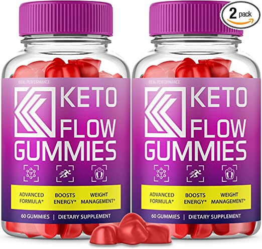 (2 Pack) Ketoflow Gummies Flow Gummies Flo Gummy Bears (120 Gummies)