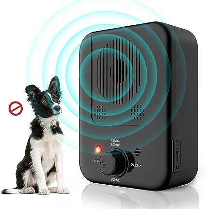 Anti Barking Device,3 Levels Sonic Bark Deterrents Dog Barking Control Devices,33Ft Dog Barking Deterrent Ultrasonic Dog Barking Deterrent Barking Stop Bark Box,Rechargeable Gentle Dog Indoor Outdoor