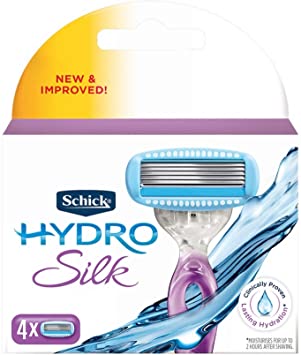 Schick Hydro Silk Cartridges 4 refills