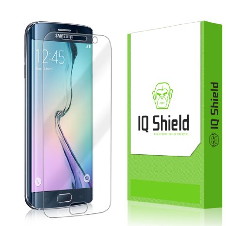 Galaxy S6 Edge Screen Protector, IQ Shield® LiQuidSkin Full Coverage Screen Protector for Galaxy S6 Edge HD Clear Anti-Bubble Film - with Lifetime Warranty