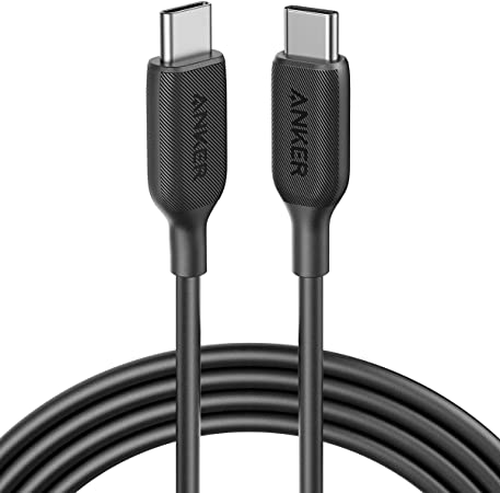 USB C to USB C Cable, Anker Powerline III USB-C to USB-C Fast Charging Cord (6 ft), 60W Power Delivery PD Charging for Apple MacBook, iPad Pro 2020, Samsung Galaxy S10 Plus S9 S8 Plus, Pixel, and More