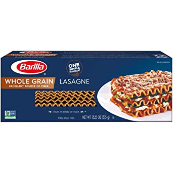 Barilla Whole Grain Wavy Lasagne Noodles, 13.25 oz