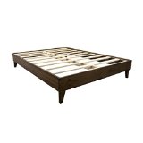 Artisan North American Hardwood Platform Bed Frame Made in the USA by eLuxurySupply Queen Walnut