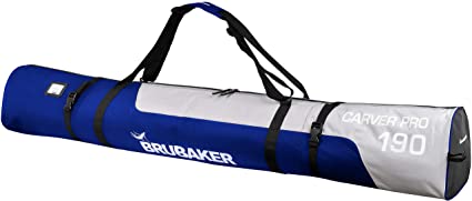 Brubaker Carver Pro Single Ski Bag Padded with Zip Fastening
