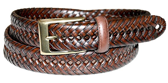 Dockers Men's 1 3/16 in. Glazed Top Braided Belt