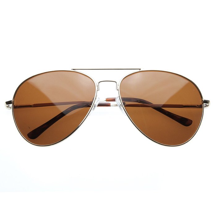 zeroUV - Polarized Classic Metal Aviator Sunglasses