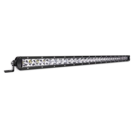 MICTUNING 31" 150W Single Row Cree LED Light Bar (2 Sets Brackets) for Off Road SUV ATV Jeep - 2 Yr Warranty