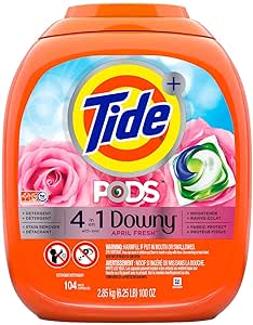 Tide Pods with Downy April Fresh, 104 Count