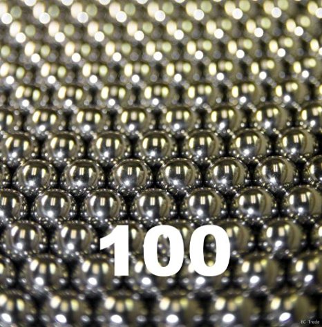 100 1/8" Inch Chrome Steel Bearing Balls G25