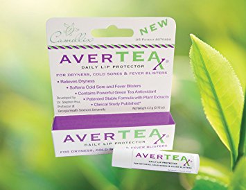 AverTeaX® Daily Lip Protector, Nourishing Extract for Dry Lips, and Clinically Proven Formula Inhibits Cold Sores/Fever Blisters