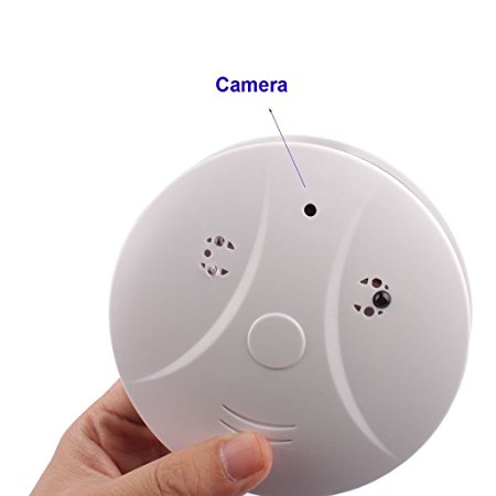 Smoke Detector Hidden Spy Camera DVR Security Nanny Camcorder Motion Detection with Remote Controller