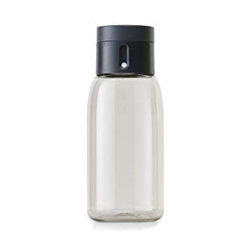 Joseph Joseph Dot Hydration Tracking Water Bottle, Grey, 400 ml