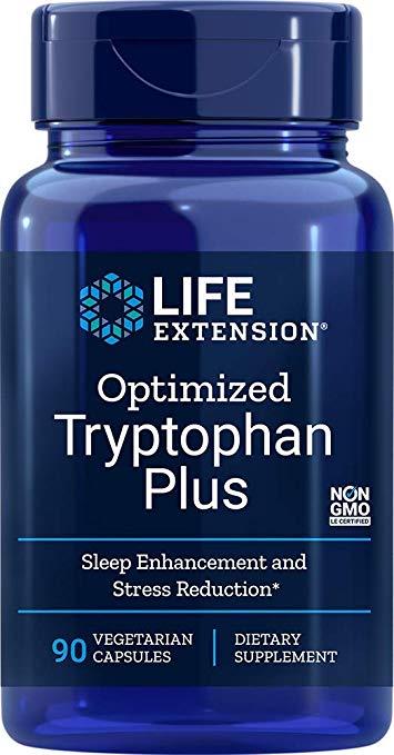 Life Extension Optimized Tryptophan Plus, 90 Vegetarian Capsules