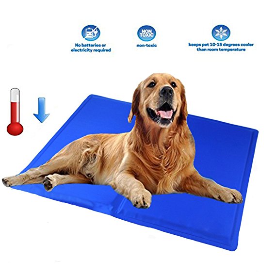 MARIAN Pet Dogs Cats Self Cooling Mat Gel Pad Perfect for Pet Beds,Floors,Couches,Car Seats Covers