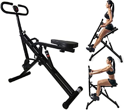 TOTAL CRUNCH Power Rider Full Body Ab Fitness Included Monitor and Hydraulic Cylinder Resistance