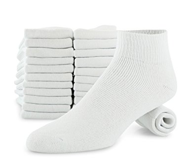 Men's 12-pack Big & Tall Cotton full cushion Athletic Fit sports Sock Made For Top National Brand Fits